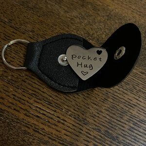 Heart Pocket Hug Keychain